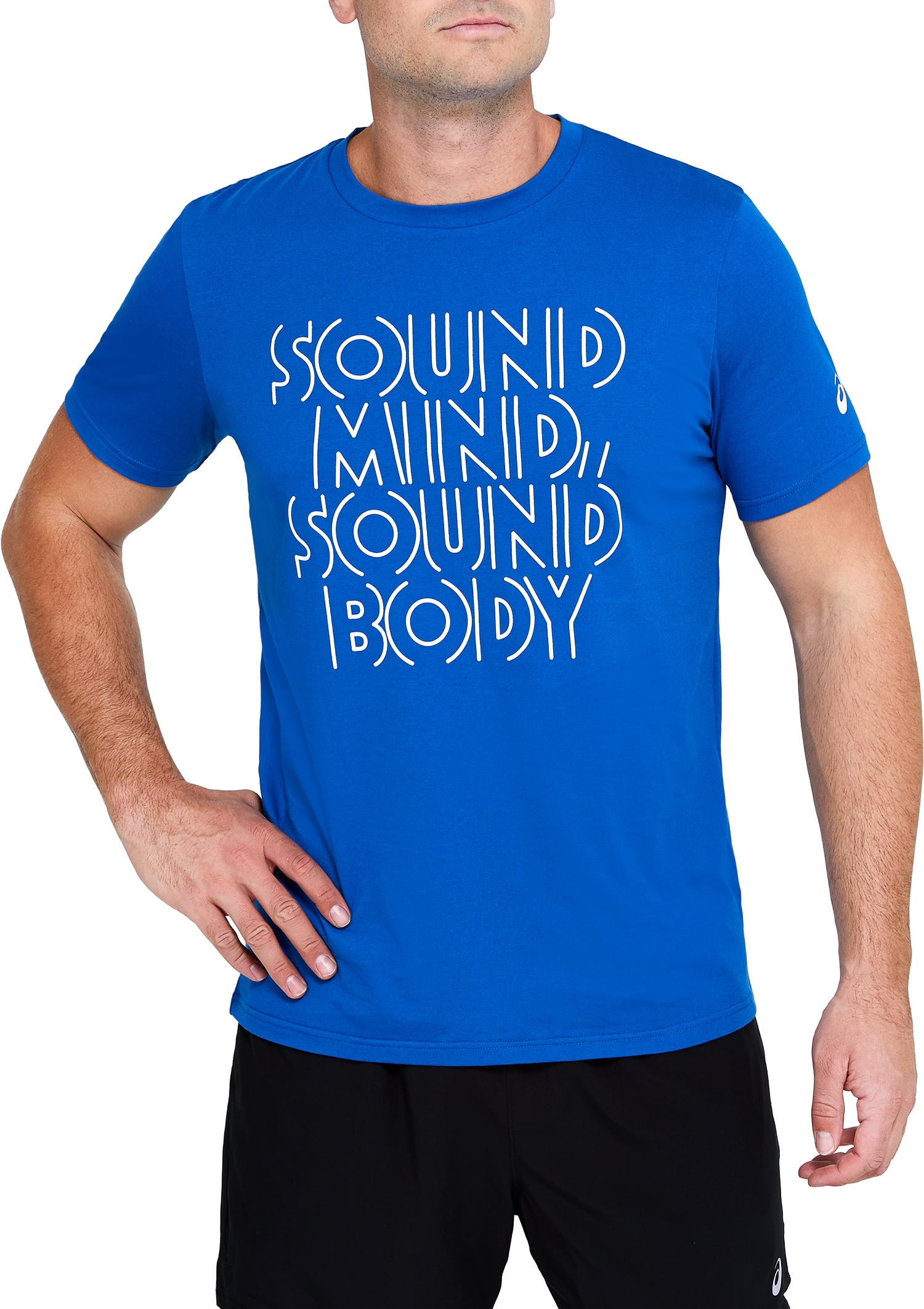 ASICS MESSAGE / QUOTE / TEXT PRINT T-SHIRT LAKE DRIVE XS in Standard