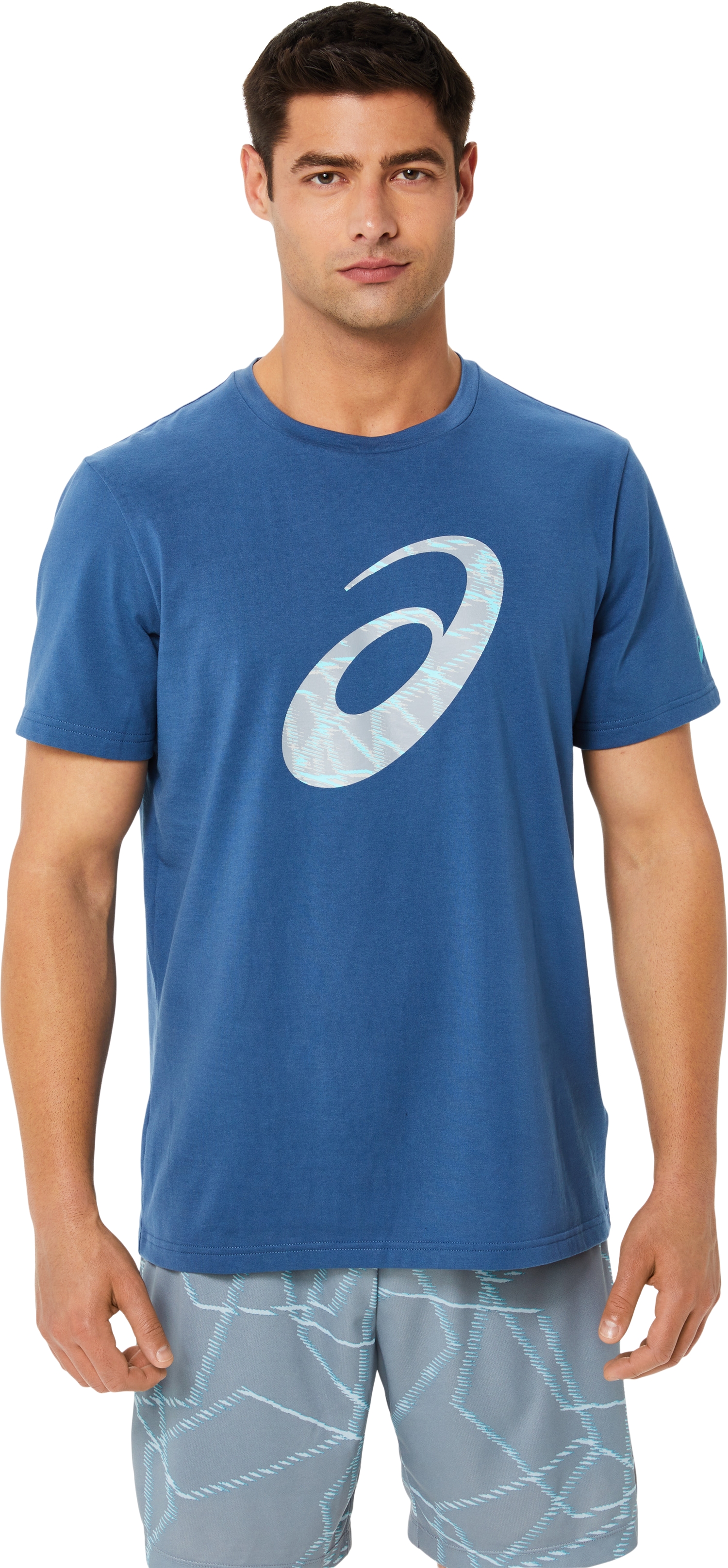 ASICS LOGO PRINT T-SHIRT GRAND SHARK XL in Standard