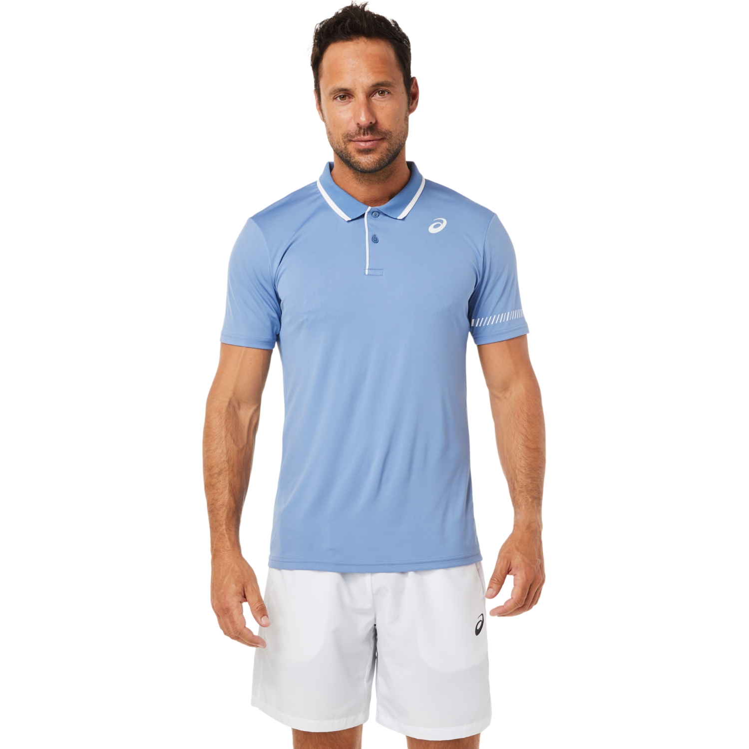 ASICS LOGO PRINT T-SHIRT BLUE HARMONY XS in Standard