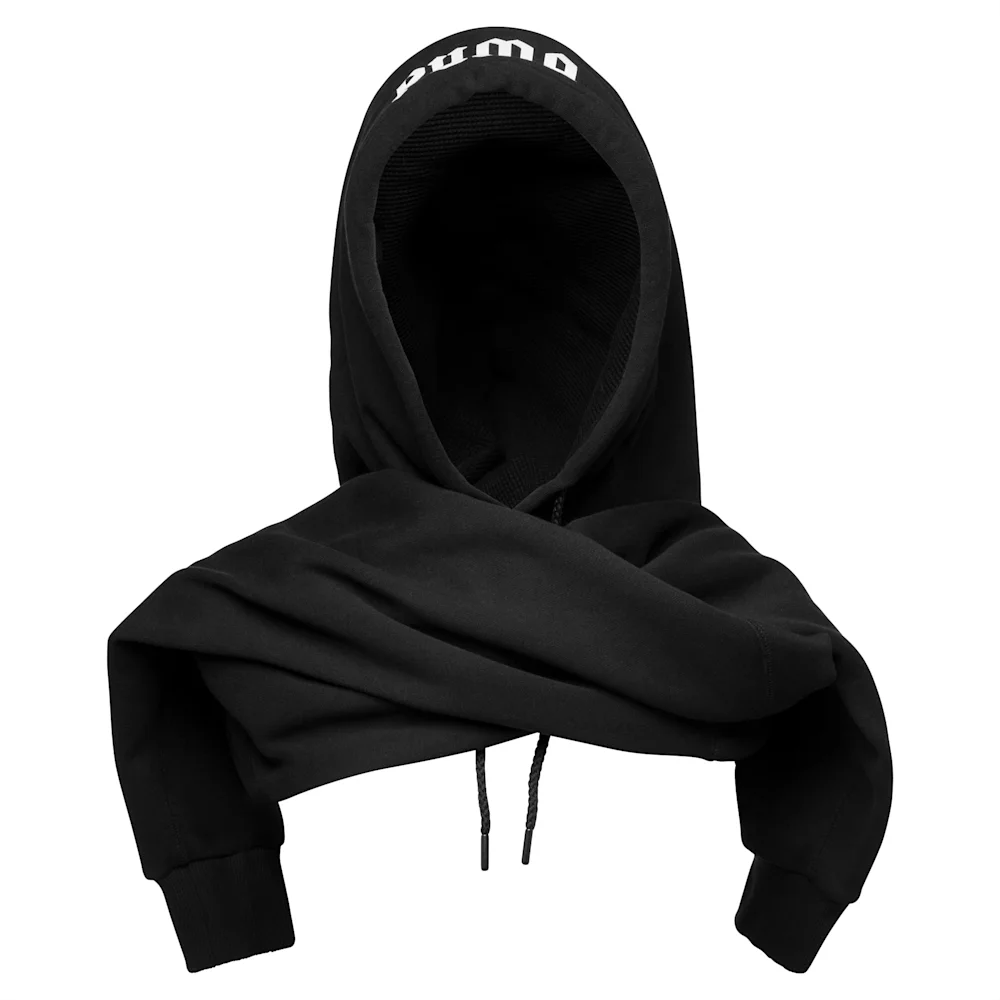 PUMA WRAP-UP HAT BLACK- in WHITE
