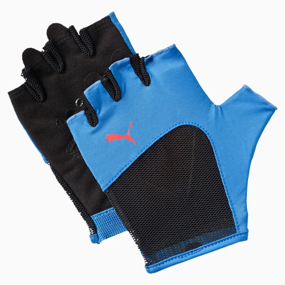 PUMA GYM GLOVES BLACK-ROYAL BL in Standard