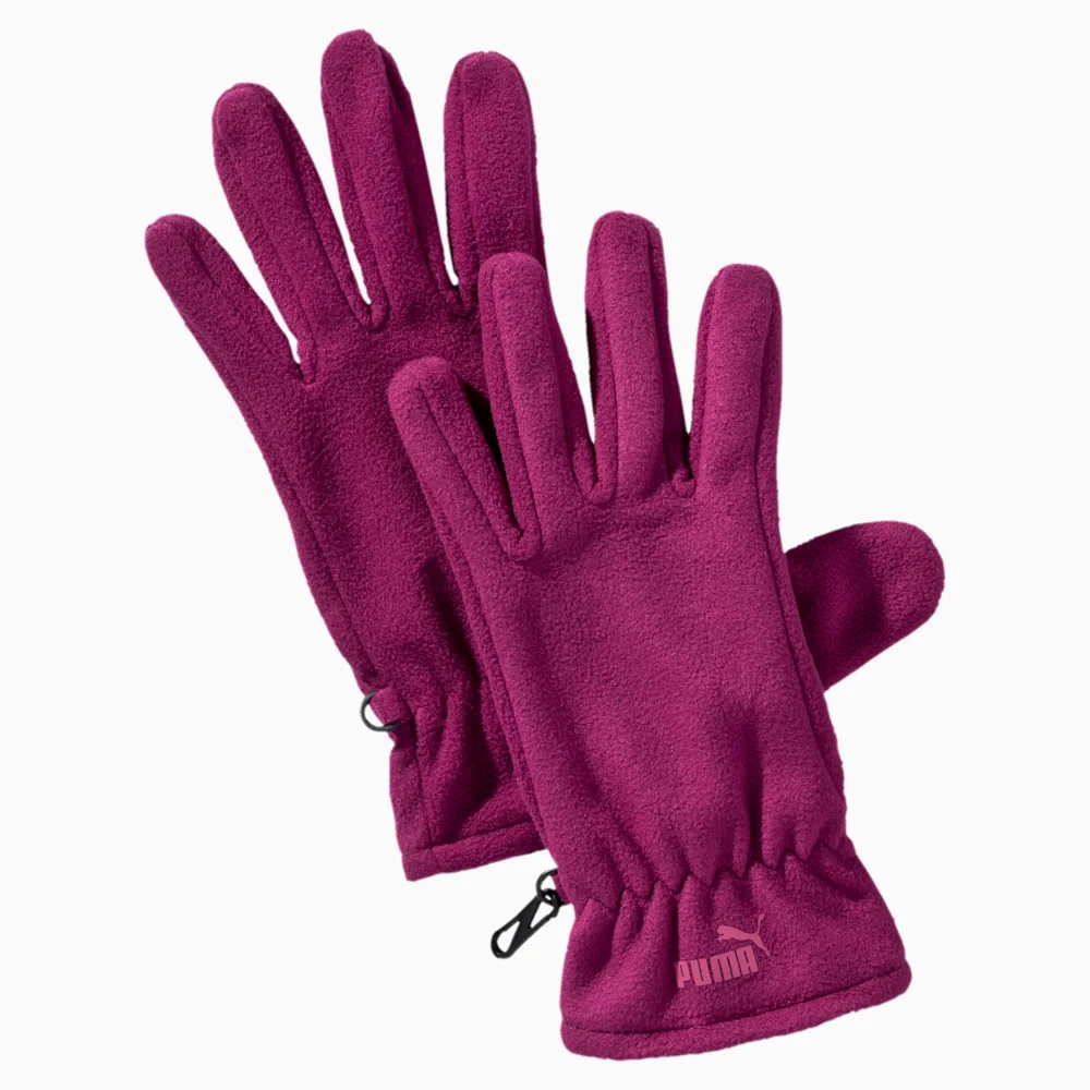 PUMA SNOW FLEECE GLOVES MAGENT in Standard