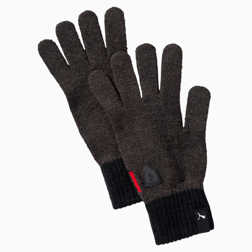 PUMA FERRARI LS KNIT GLOVES BL in Standard