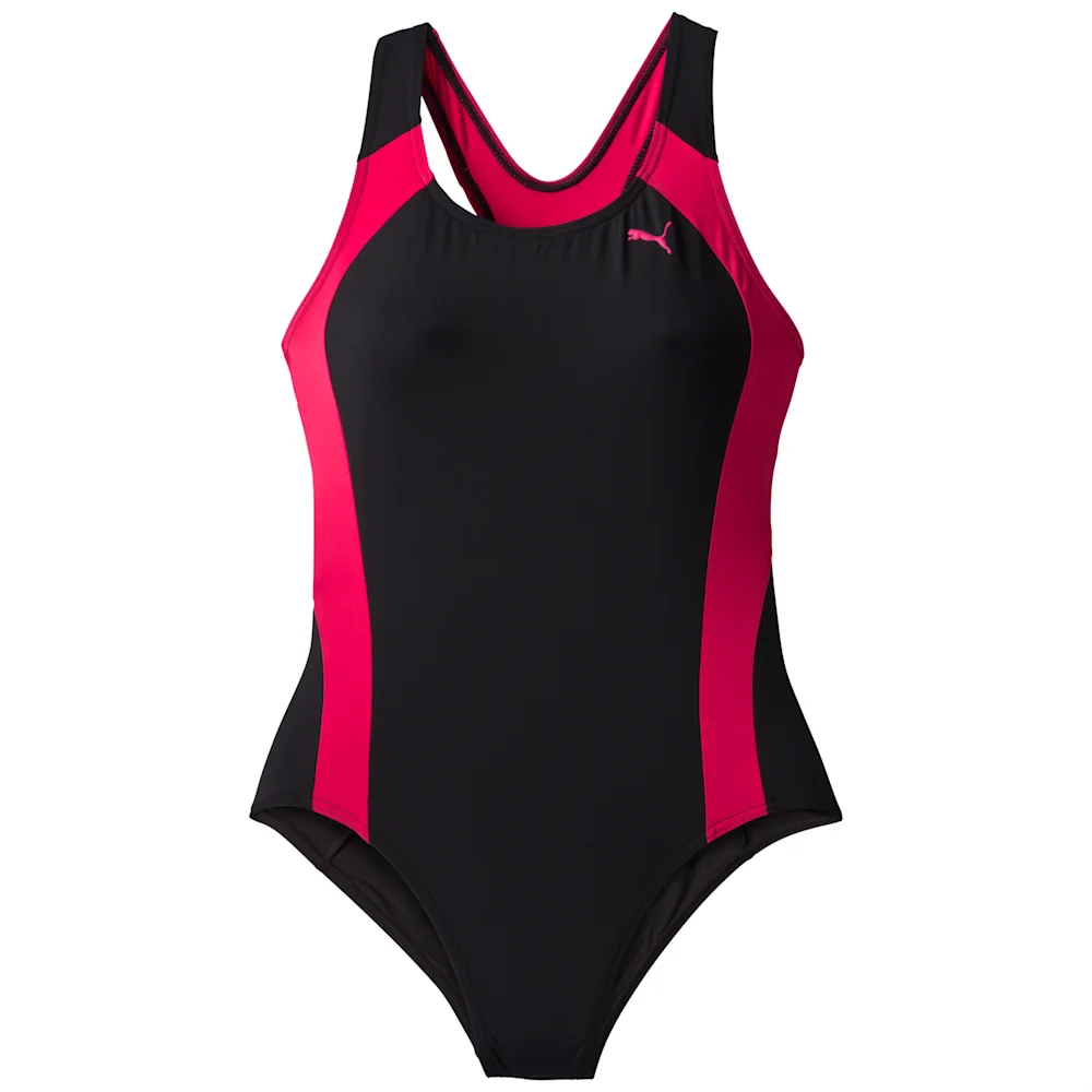 PUMA ACTIVE CAT LOGO SWIM SUIT W BL in Standard