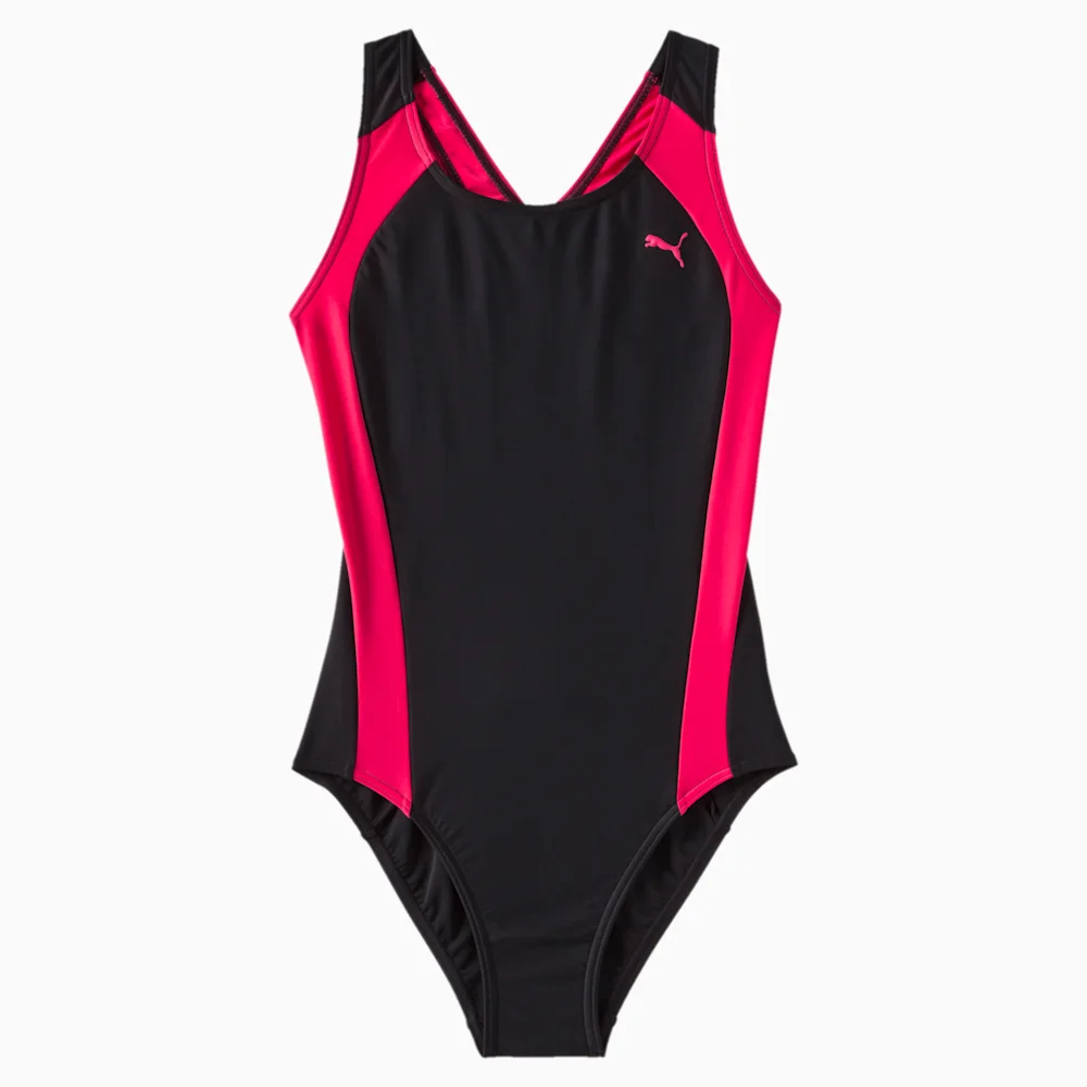 PUMA ACTIVE CAT LOGO SWIM SUIT W RO in Standard