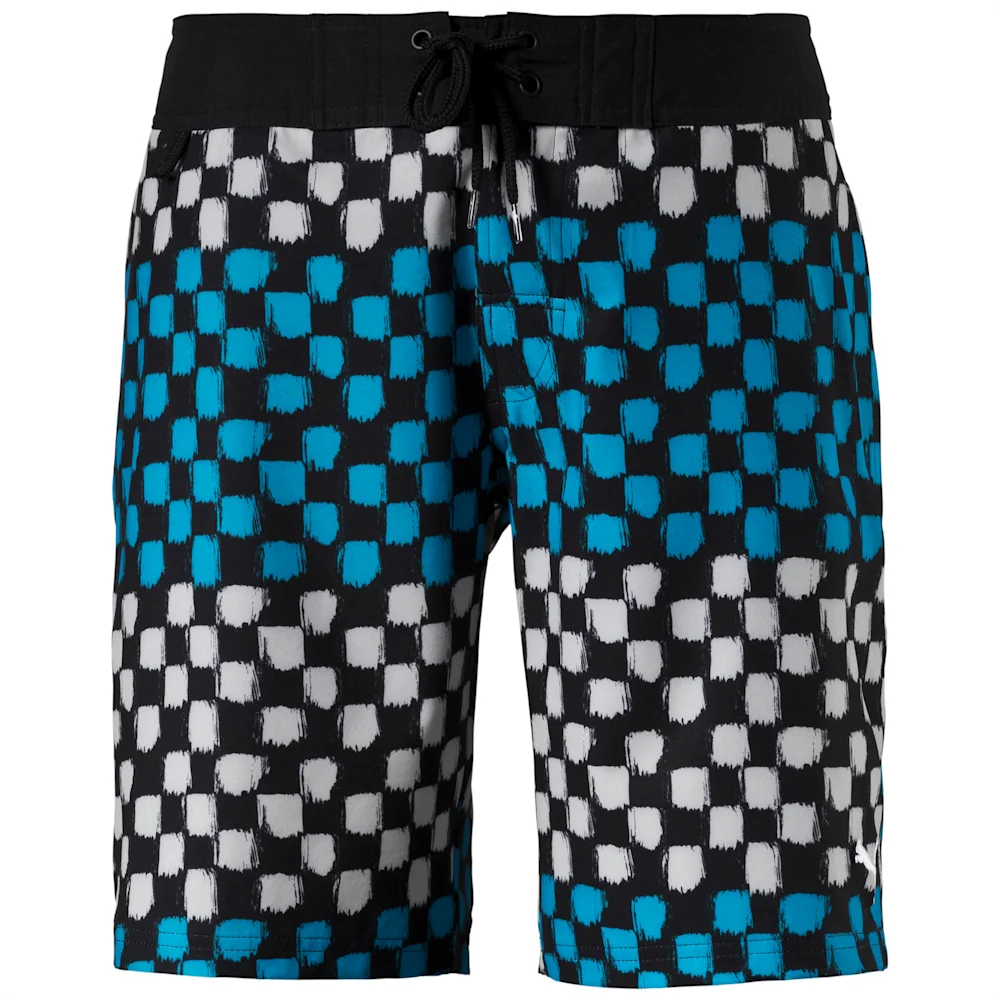PUMA FUNCHECKBOARDSHORTSMBLACK in Standard