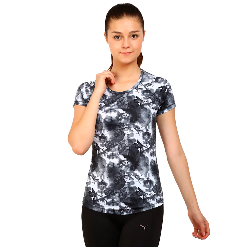 PUMA WT ESSENTIAL GRAPHIC TEE in WHITE