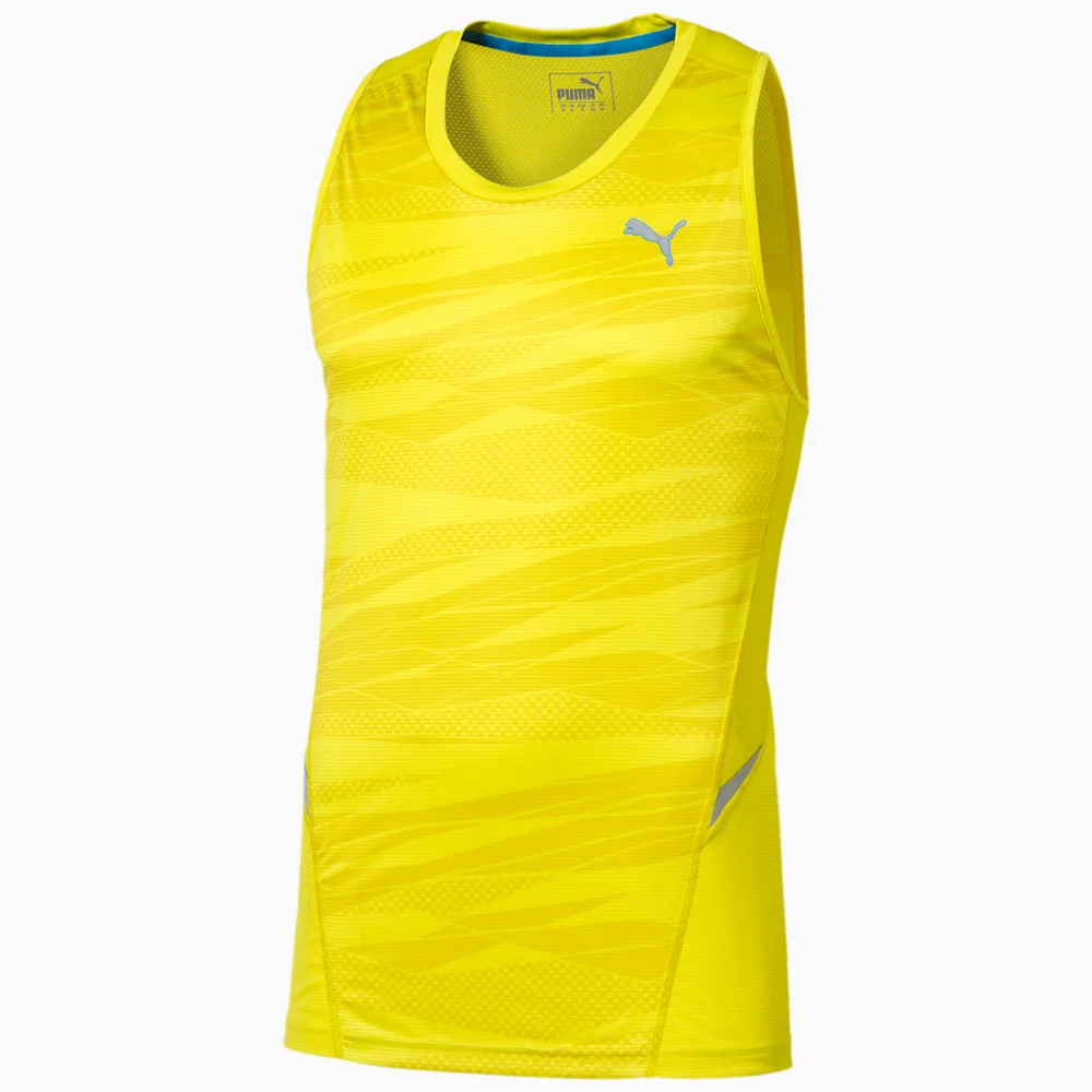 PUMA GRAPHIC SINGLET SULPHUR SPRING in Standard