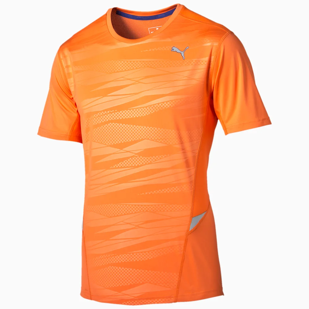 PUMA GRAPHIC S S TEE VERMILLION ORA in Standard