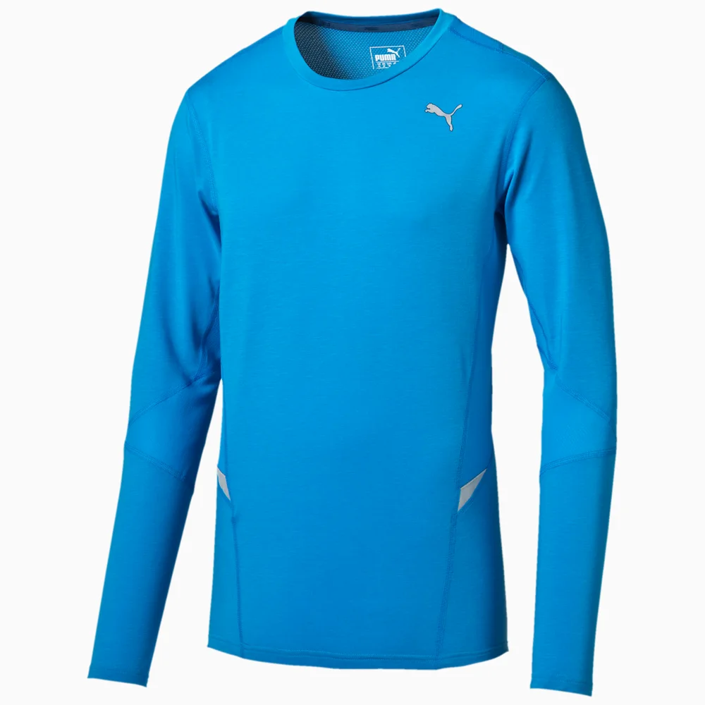 PUMA FITTED L S TEE CLOISONNE in Standard