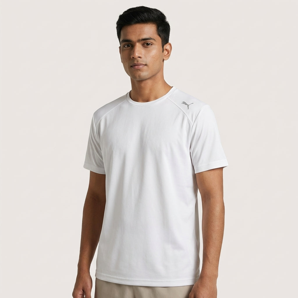 PUMA PT ESS DRY SS TEE in WHITE