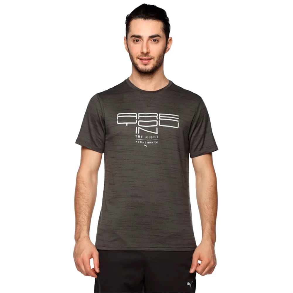 PUMA NIGHTCAT S S TEE ASPHALT HEATH in Standard