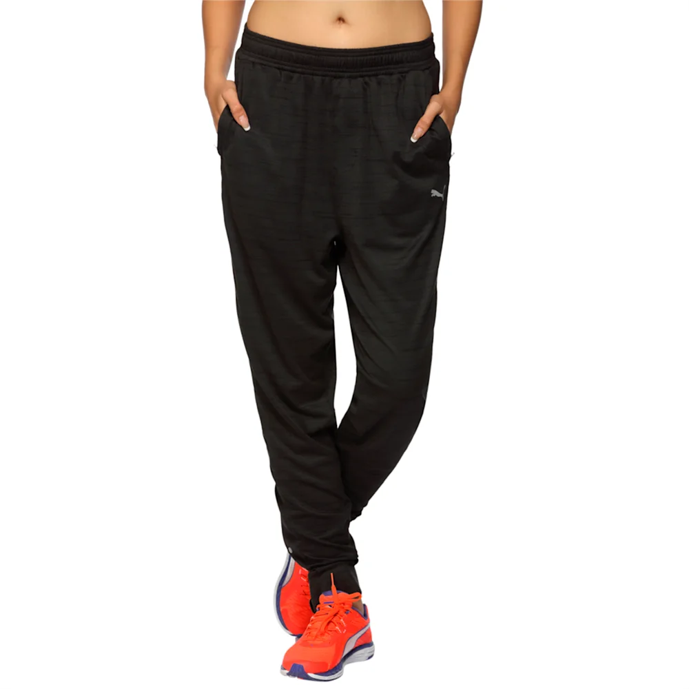 PUMA REBEL-RUN PANT BLACK HEAT in Standard