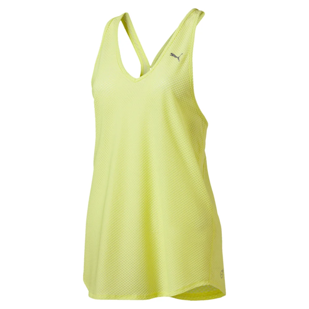PUMA IT UP LAYER TANK SOFT FLUO in YELLOW