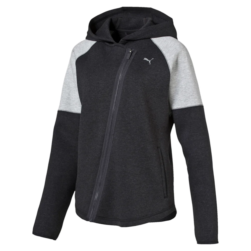 PUMA YOGINI JACKET DARK GRAY HEATHE in Standard