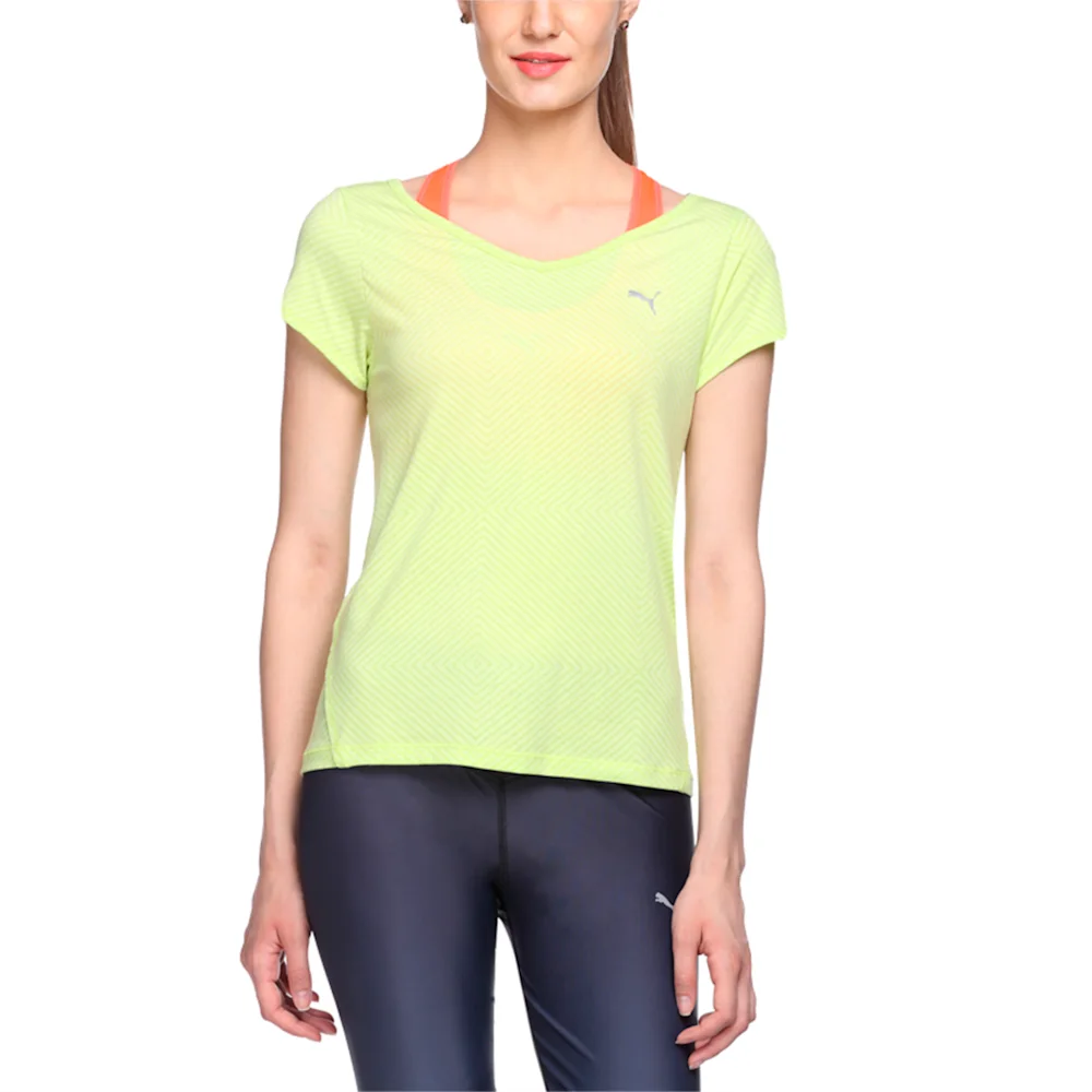 PUMA DANCER DRAPEY SS TEE SHARP GRE in Standard