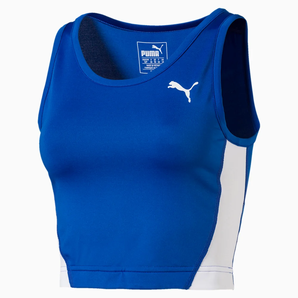 PUMA CROSS THE LINE CROPTOP W TEAM POWER in BLUE