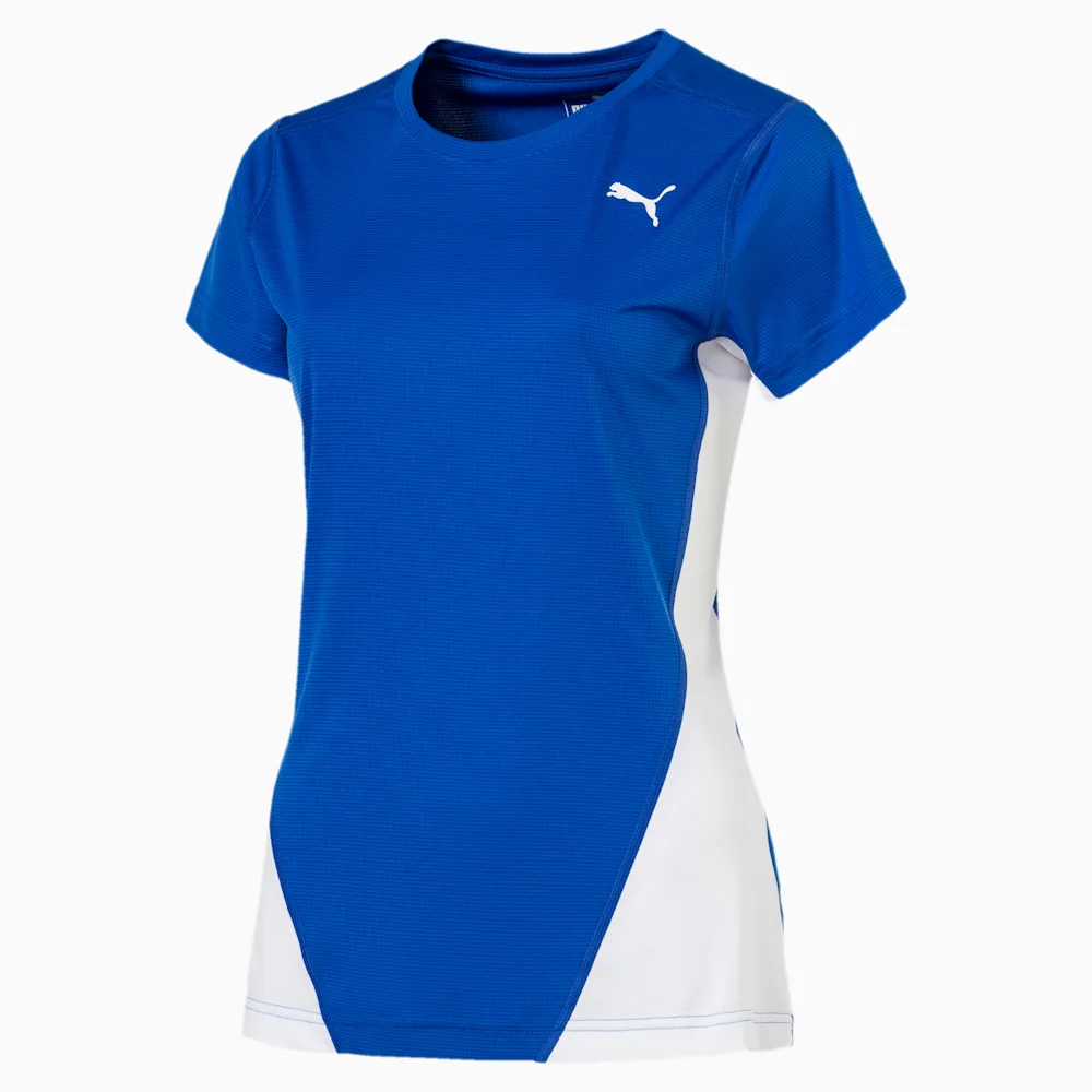 PUMA CROSS THE LINE TEE W TEAM POWER BLUE-PUM in Standard