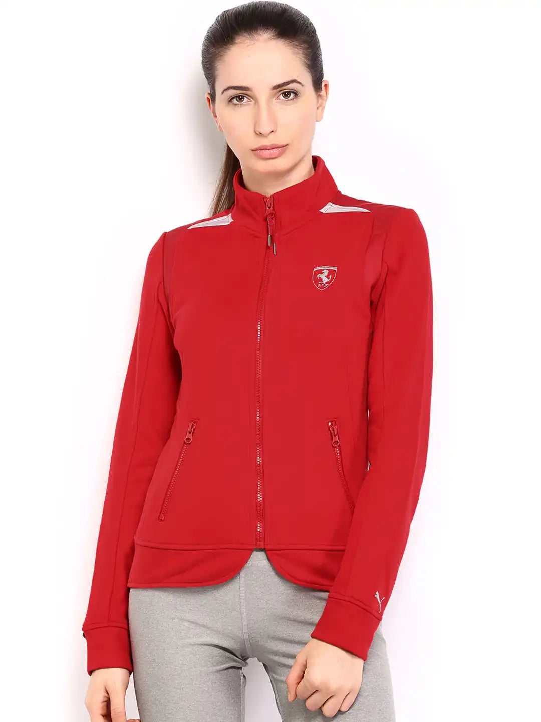 PUMA FERRARI SWEAT JACKET ROSSO COR in Standard