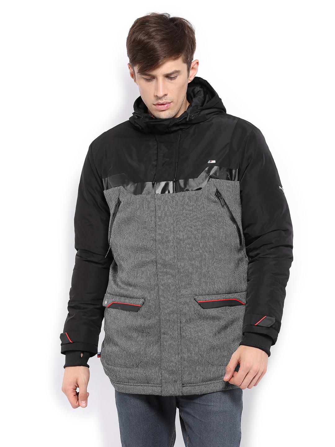 PUMA BMW M DOWN PARKA in BLACK