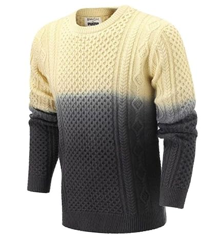 PUMA KNITTED ARRAN JUMPER DARK SHAD in Standard