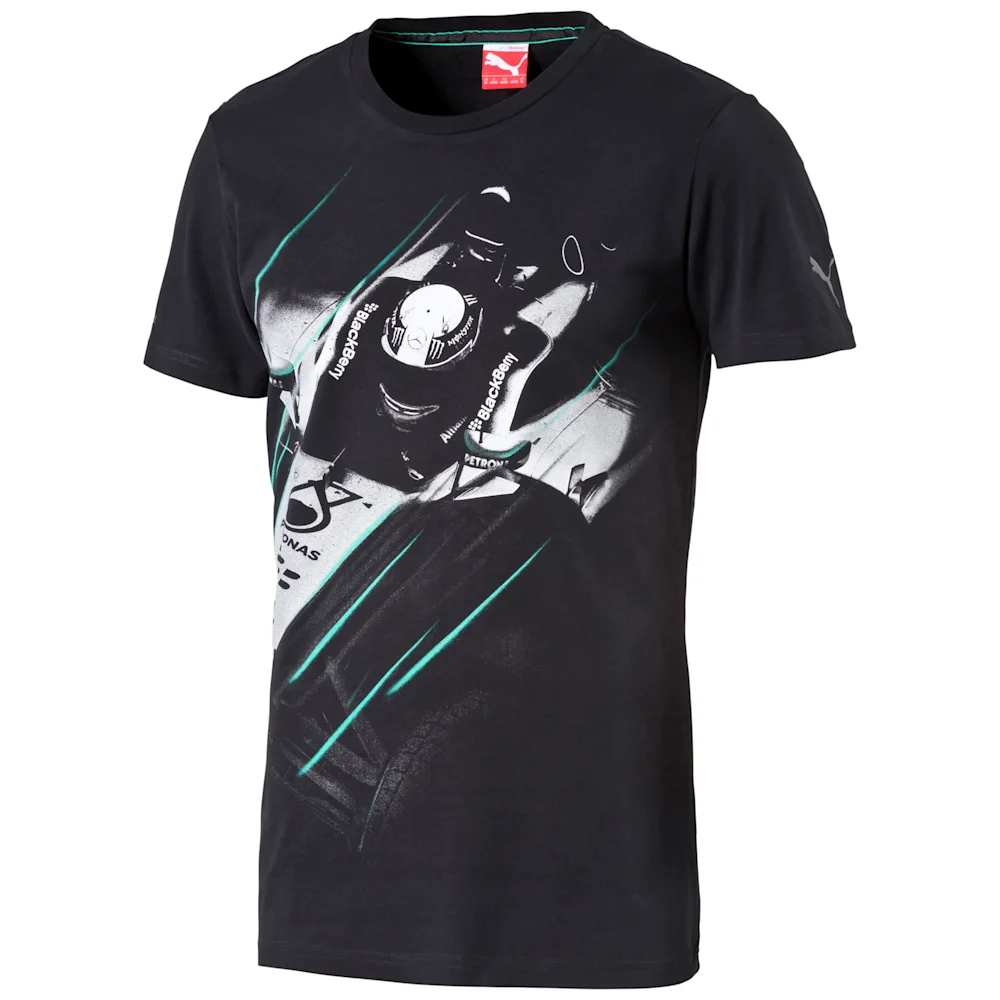 PUMA MAMGP GRAPHIC TEE in BLACK