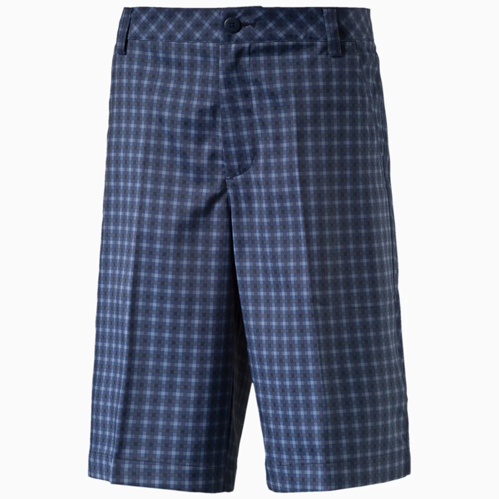 PUMA GT PLAID TECH SHORT PEACOAT in Standard