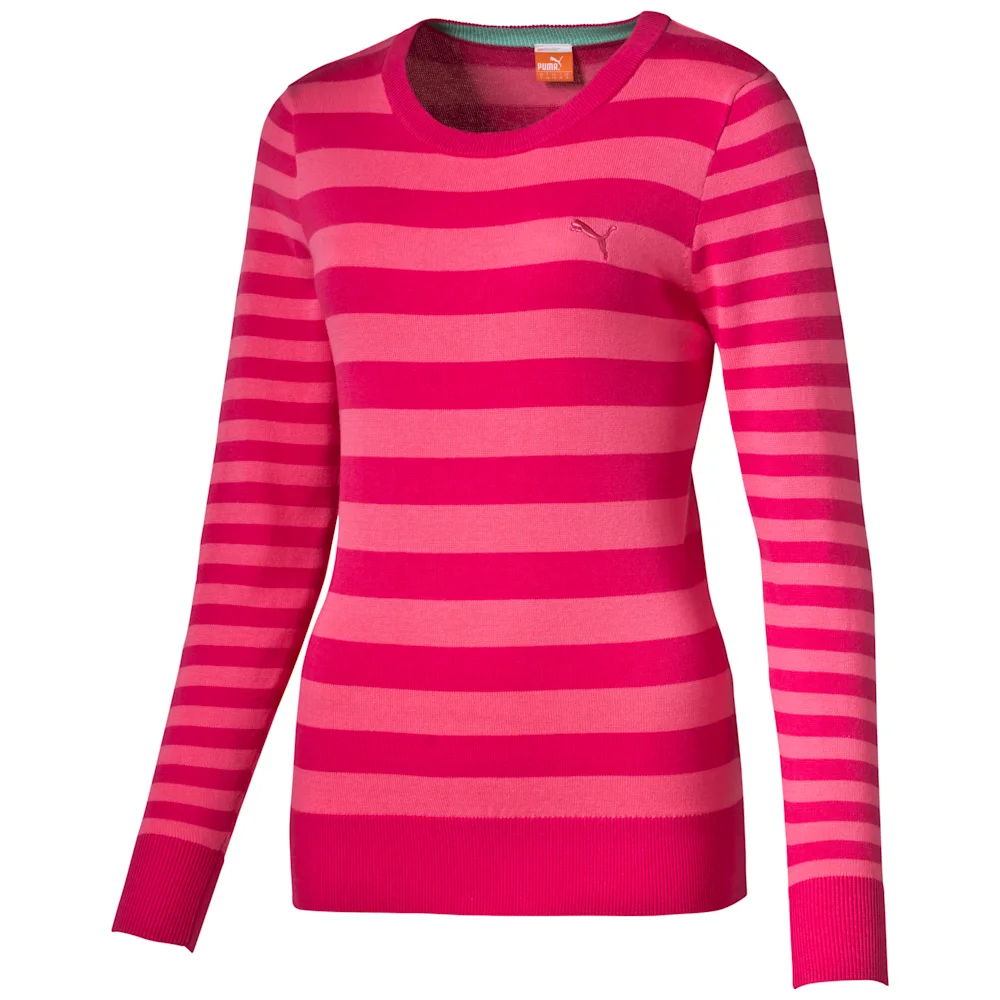 PUMA W NOVELTY SWEATER RASPBERRY-CAMELLIA ROS in Standard