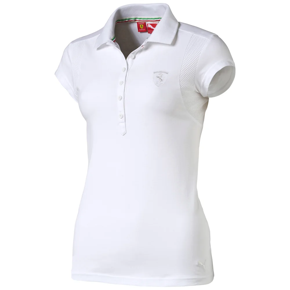 PUMA FERRARI POLO in WHITE