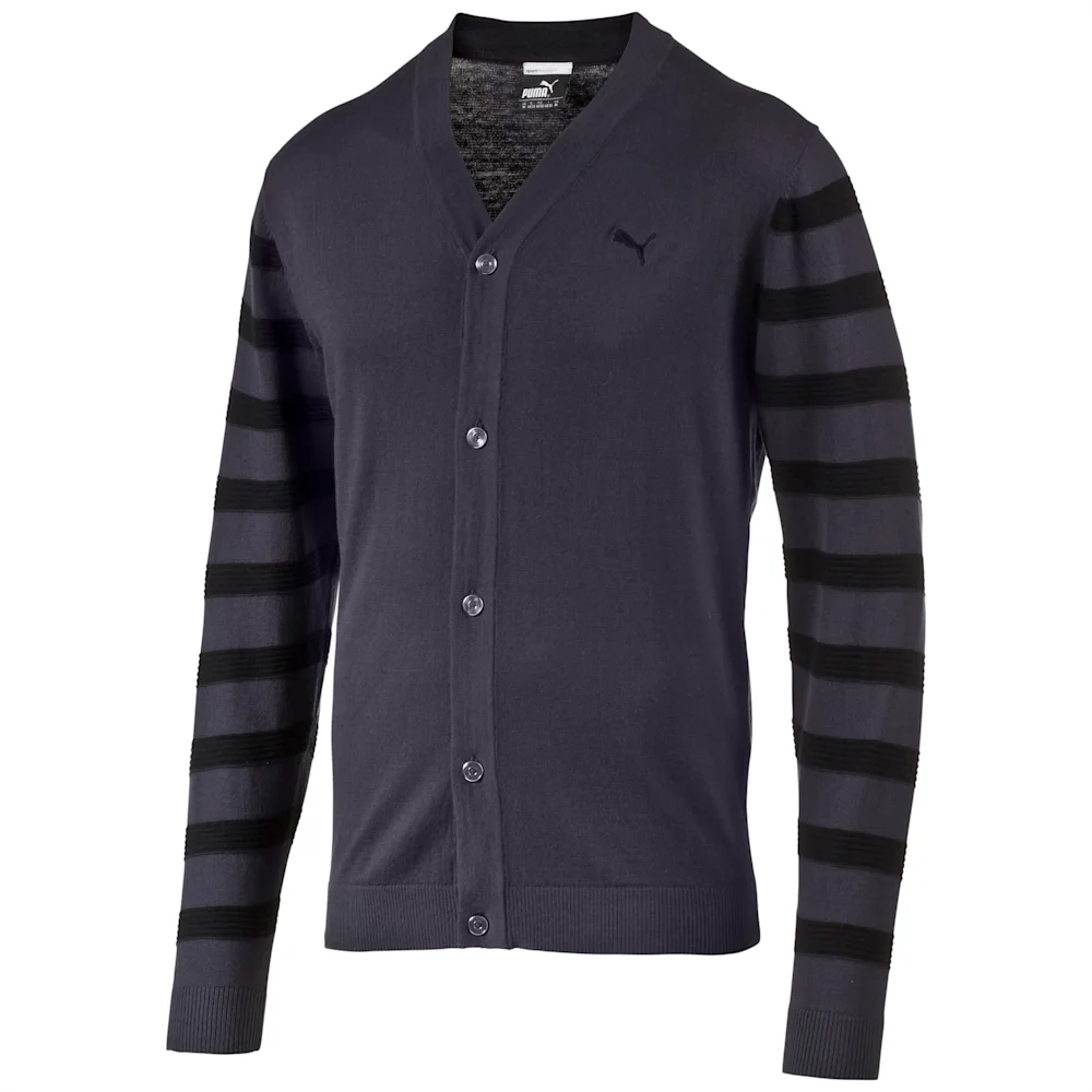 PUMA LUX CARDIGAN GRAPHITE-BLACK in Standard