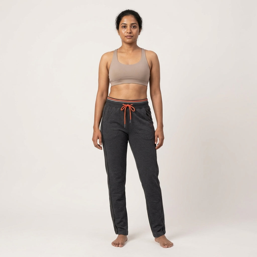 PUMA SLIM SWEAT PANT DARK GRAY HEAT in Standard