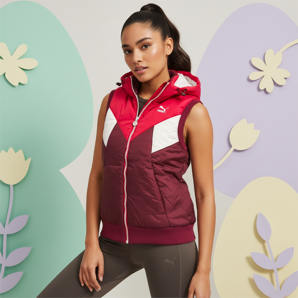 PUMA PADDED VEST ZINFANDEL in Standard