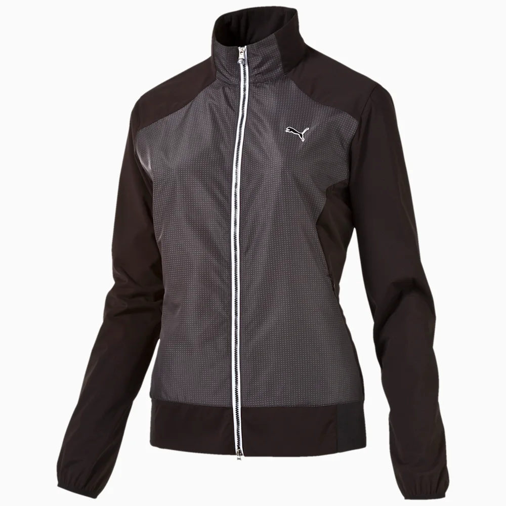 PUMA W TECH WIND JACKET in BLACK