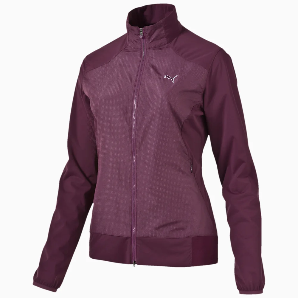 PUMA W TECH WIND JACKET ITALIAN PLUM in Standard