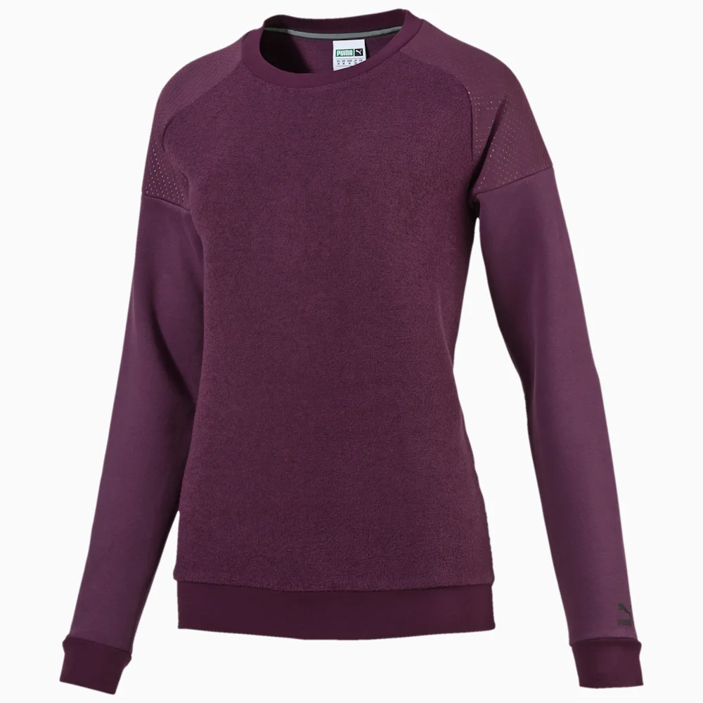 PUMA CREW NECK ITALIAN PLUM in Standard