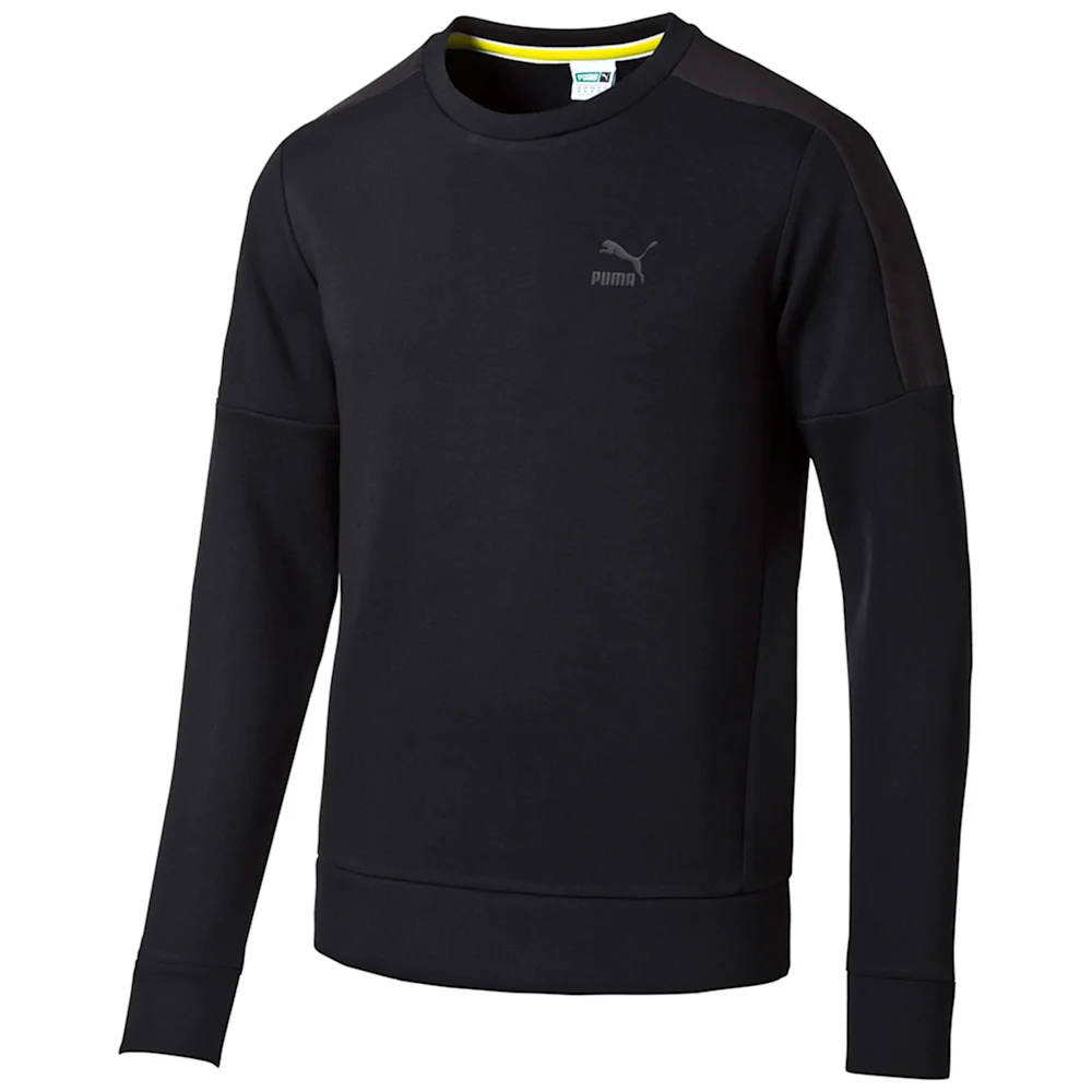 PUMA CREW SWEAT in BLACK