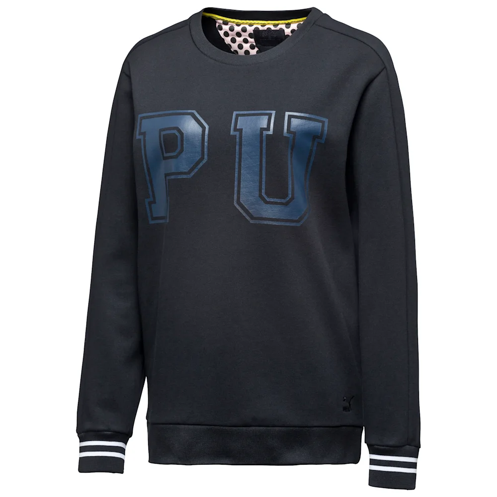 PUMA VASHTIE CREW SWEAT in BLACK