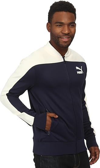 PUMA PIERRE TRACK JACKET PEACOAT in Standard