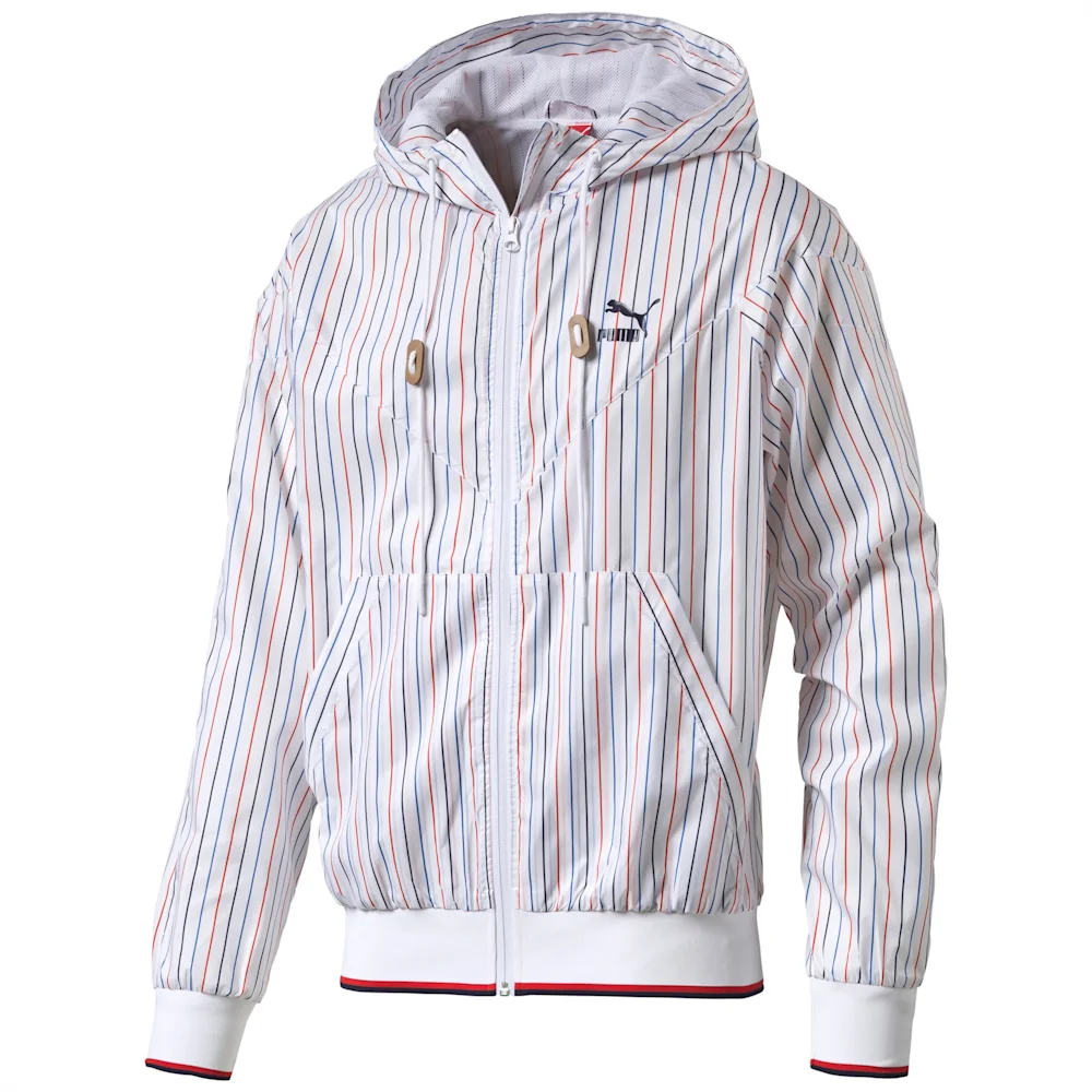 PUMA MCS TENNIS JACKET FIERY RED-PE in Standard