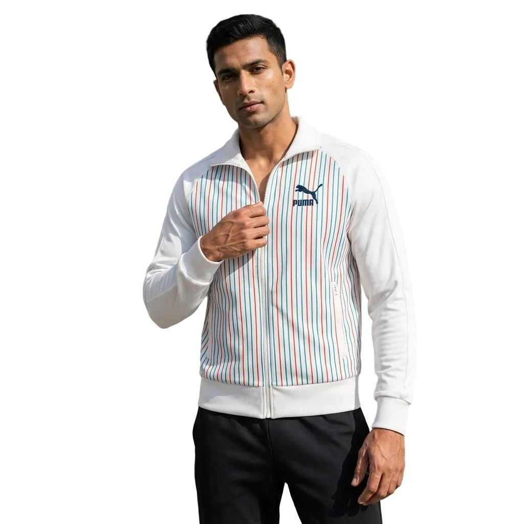 PUMA UDO TRACK JACKET in WHITE