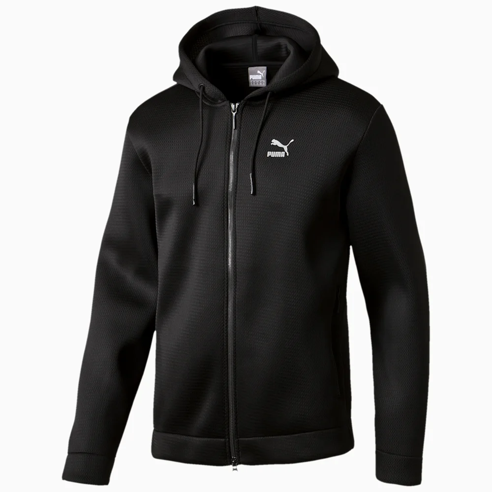 PUMA FZ HOODY in BLACK