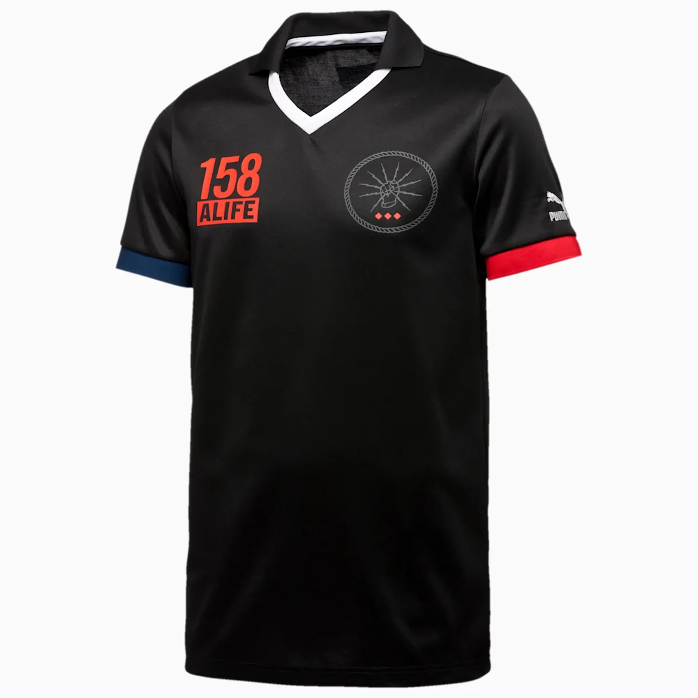 PUMA ALIFE SOCCER JERSEY TEE in BLACK