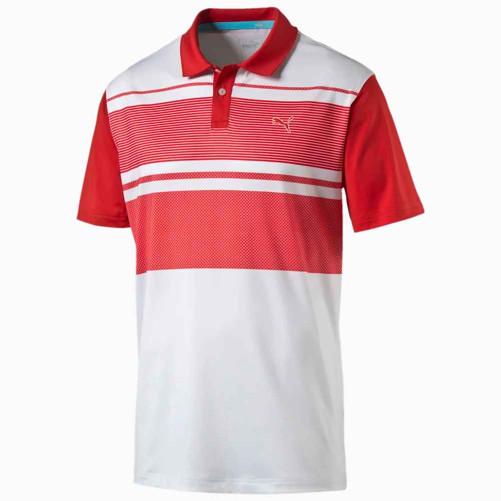 PUMA SS PATTERNBLOCK POLO *PC HIGH in Standard