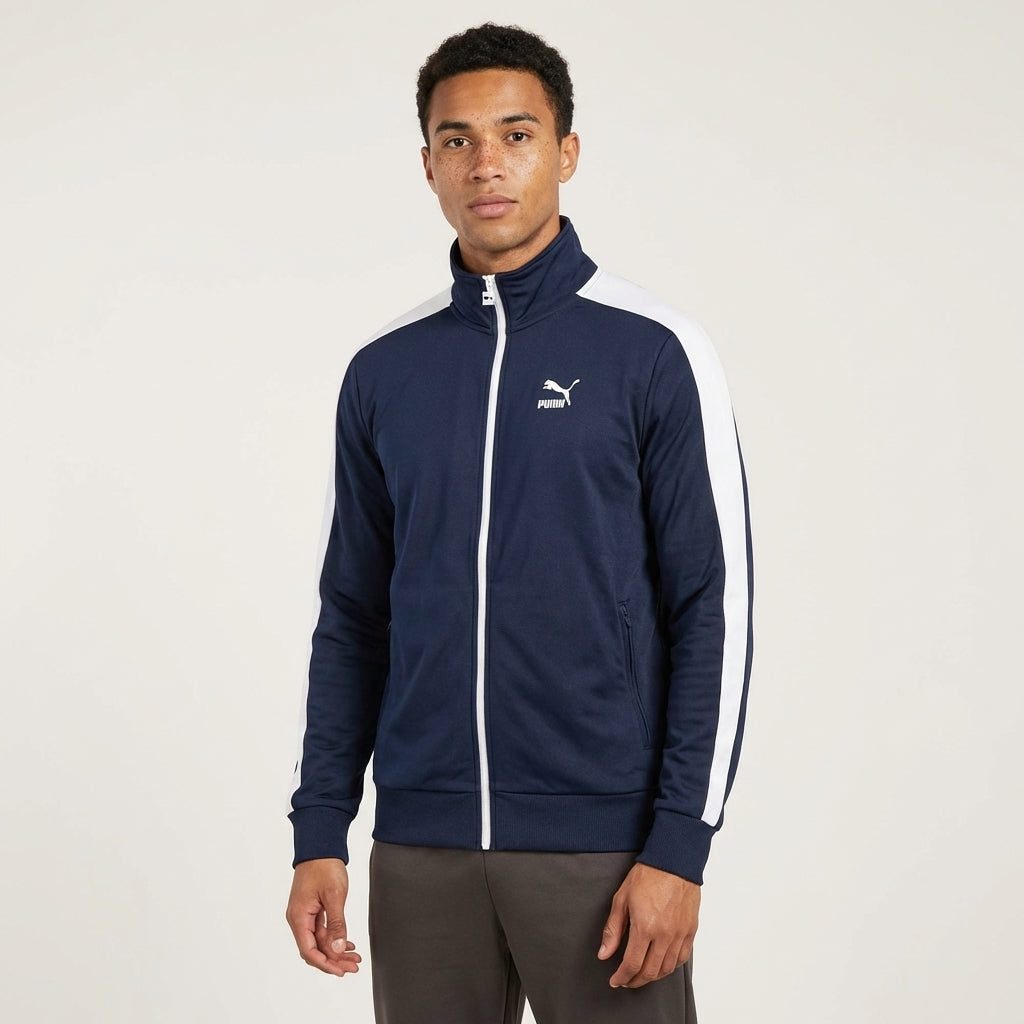 PUMA T7 TRACK JACKET PEACOAT in Standard