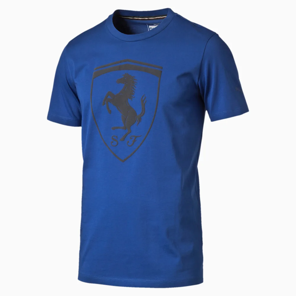 PUMA FERRARI BIG SHIELD TEE LIMOGES in Standard