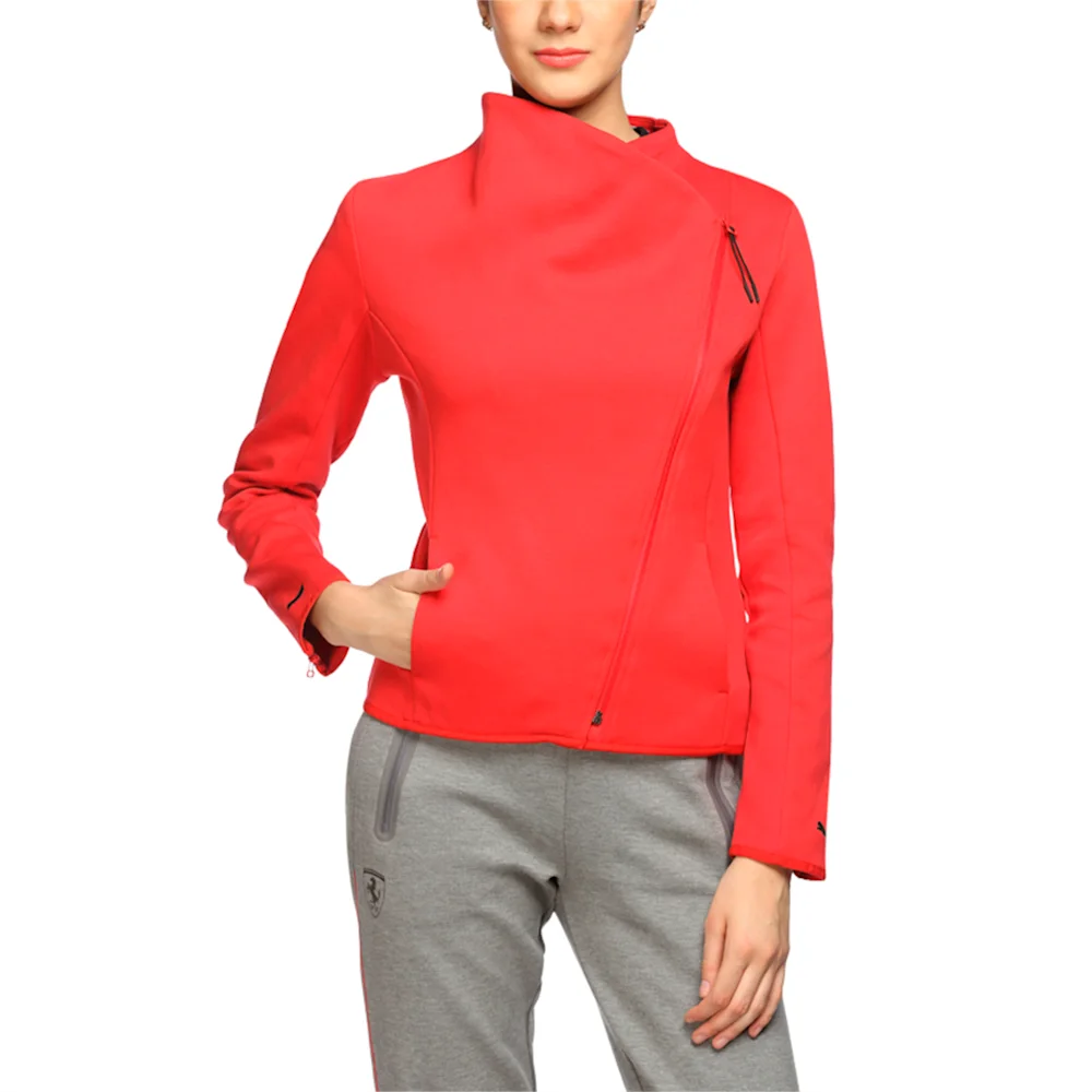 PUMA FERRARI SWEAT JACKET ROSSO COR in Standard