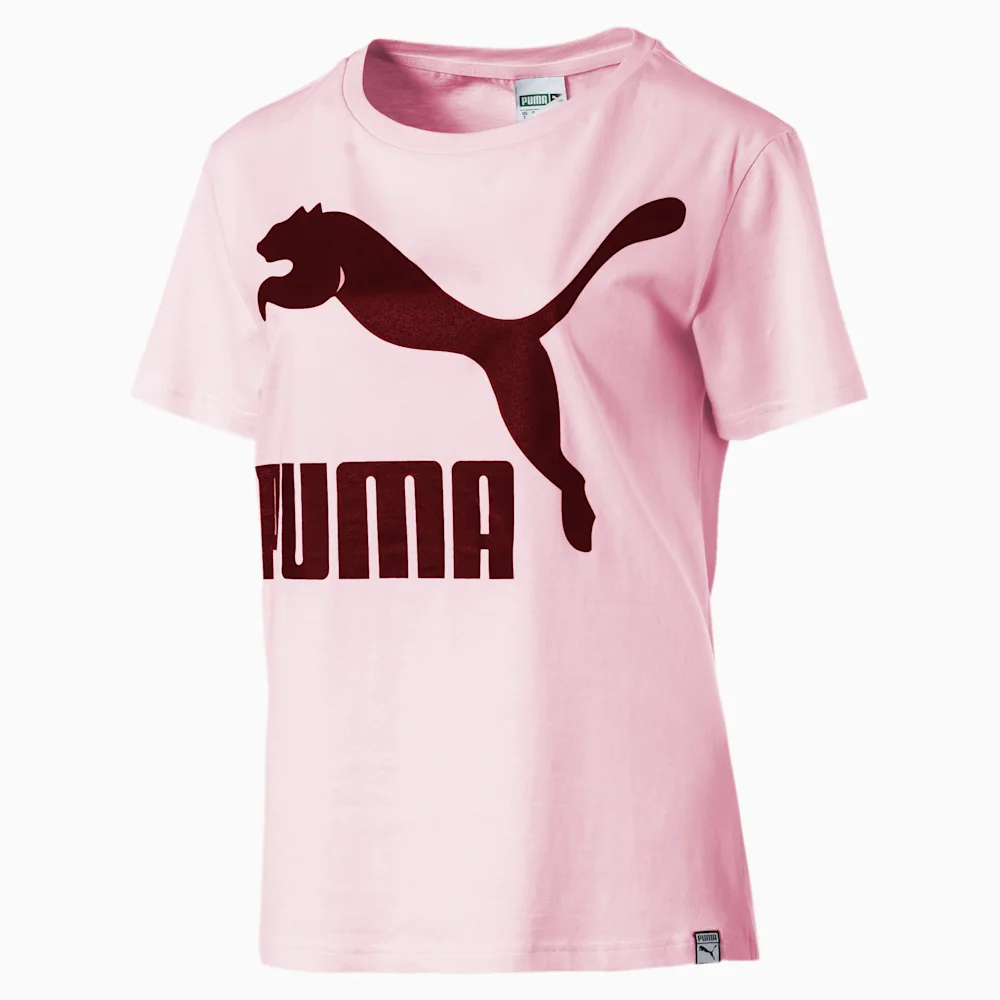 PUMA ARCHIVE LOGO TEE LILAC SNOW in Standard