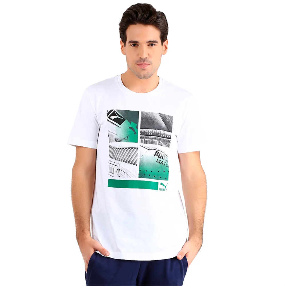 PUMA SNEAKER 3 TEE in WHITE
