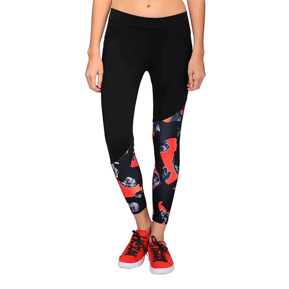 PUMA CAMOU PRINT 7 8 LEGGING in BLACK