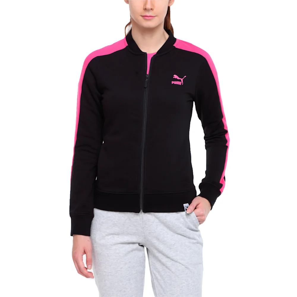 PUMA T7 TRACK JACKET in BLACK